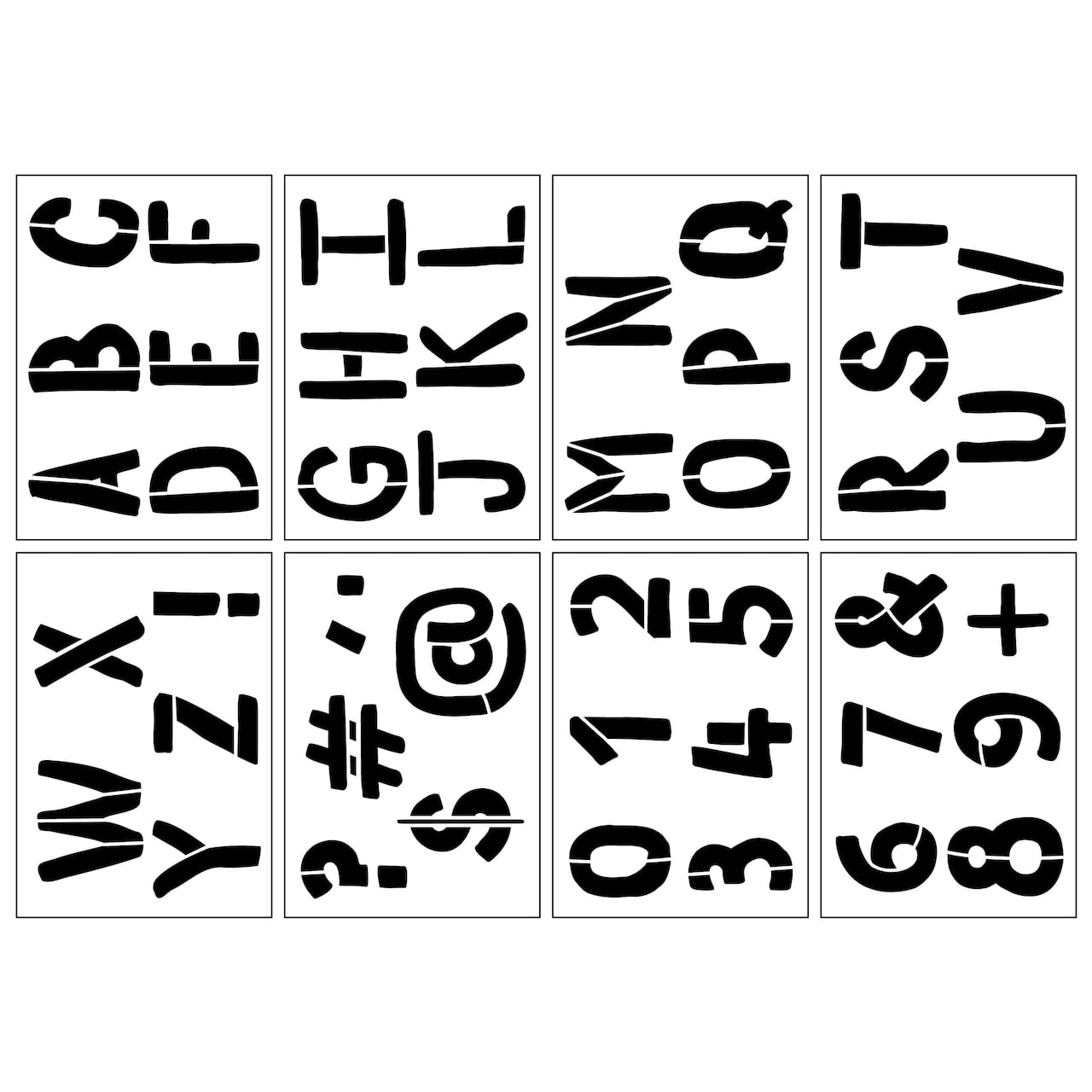 3" Bold Letters Alphabet Stencils by Craft Smart®